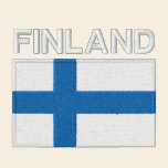National Flag of Finland embroidered shirts