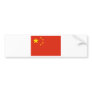 National Flag of People Republic of China Bumper Sticker