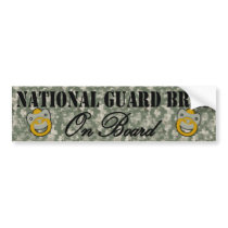 National Guard Brat On Board (Window Sticker) Bumper Stickers