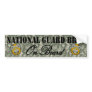 National Guard Brat On Board (Window Sticker) Bumper Stickers