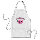 National Guard Mom Heart N Dog Tag Aprons