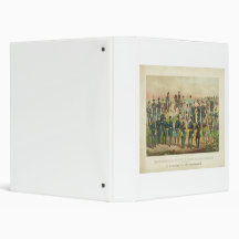 National Guard Uniforms 3 Ring Binders