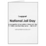 National Jail Day Greeting Card
