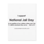 National Jail Day Post Card