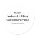 National Jail Day Stickers