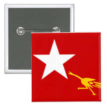 National League For Democracy, Myanmar flag Buttons
