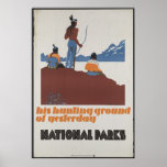 National Parks Vintage Travel Poster Ad Retro