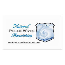 National Police Wives Association Referral Cards Business Card