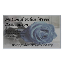 National Police Wives Association Referral Cards Business Card Template