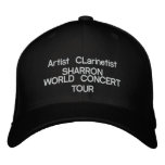 National Recording Artist Clarinetist: "SHARRON!" embroidered hats