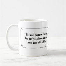 National Sarcasm Society Mug