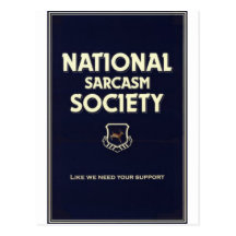 National-Sarcasm-Society Post Cards