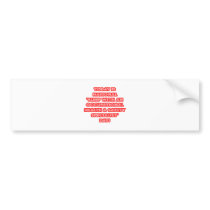 National 'Sleep With an Occ Health Specialist' Day Bumper Sticker