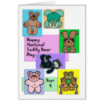 National Teddy Bear Day September 9 Card