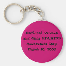 National Women and Girls HIV/AIDS Keychain