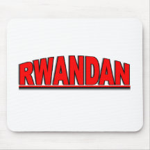 Nationalities - "Rwandan" Mouse Mats