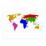 nations grouped post card