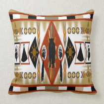 Native American Bear Clan Pillow pillows