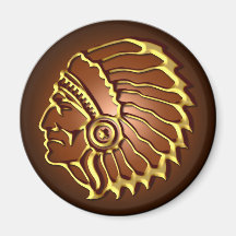 NATIVE AMERICAN CHIEF MAGNETS