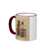 Native American Couple, 1899 Mugs