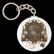 Native American Eagle Design Keychain keychains