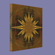 Native American Fractal Pattern canvas prints