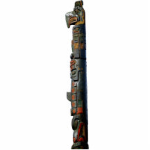 Native American Haida Totem Pole sculpted Gift Acrylic Cut Outs