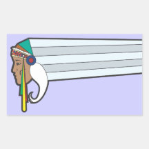 Native American Indian Headdress Sticker