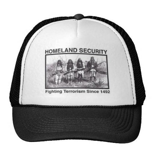 Native American Indian Homeland Security Hats