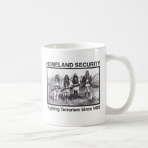 Native American Indian Homeland Security Coffee Mugs