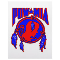 Native American Indian POW-MIA Letterhead Design
