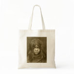 Native American Indian Vintage Portrait Tote Bag