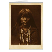 Native American Indian Vintage Portrait Greeting Cards