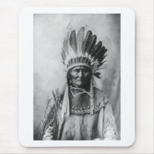 Native American Indian Vintage Portrait Mousepad
