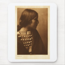 Native American Indian Vintage Portrait Mousepads