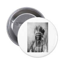 Native American Indian Vintage Portrait Pins