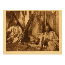 Native American Indian Vintage Portrait Post Card