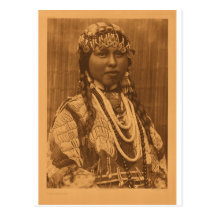 Native American Indian Vintage Portrait Postcard