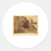 Native American Indian Vintage Portrait Stickers