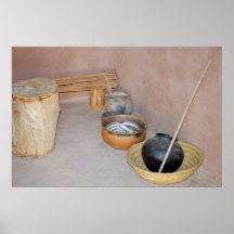 Native American Pottery Poster