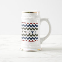 Native American Tribal Chevron Skulls Tipi Arrows Coffee Mug