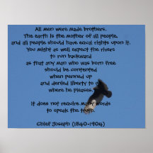 Native American Wisdom - Freedom Poster