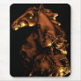 native american  woman and horse mouse pads