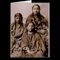 Native American Woman (untitled) cards