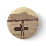 Native Hawaiian Surfer, c. 1890 Pin