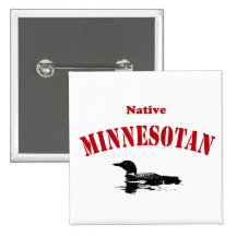 Native Minnesotan Button