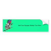 Native Piranha Bumper Sticker