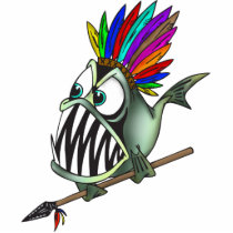 Native Piranha Photo Sculptures
