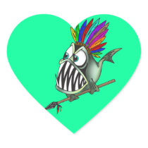 Native Piranha Stickers