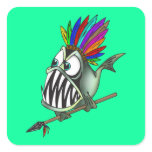 Native Piranha stickers